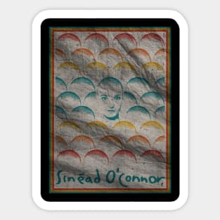 Sinead Vintage Retro O'connor Dark Sticker